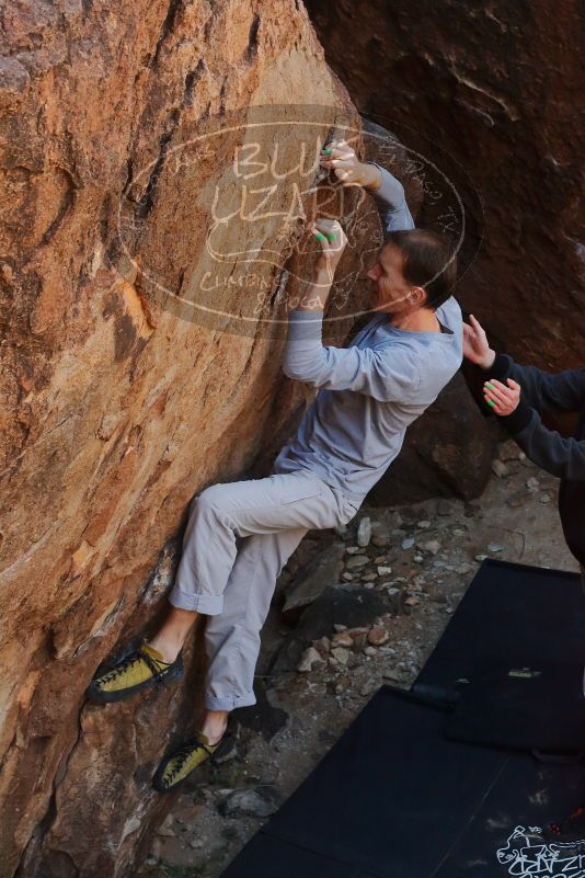 Bouldering in Hueco Tanks on 01/19/2020 with Blue Lizard Climbing and Yoga

Filename: SRM_20200119_1241320.jpg
Aperture: f/6.3
Shutter Speed: 1/250
Body: Canon EOS-1D Mark II
Lens: Canon EF 50mm f/1.8 II