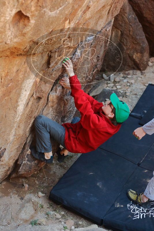 Bouldering in Hueco Tanks on 01/19/2020 with Blue Lizard Climbing and Yoga

Filename: SRM_20200119_1245340.jpg
Aperture: f/2.8
Shutter Speed: 1/250
Body: Canon EOS-1D Mark II
Lens: Canon EF 50mm f/1.8 II