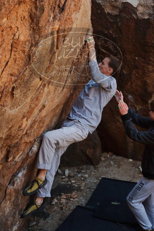 Bouldering in Hueco Tanks on 01/19/2020 with Blue Lizard Climbing and Yoga

Filename: SRM_20200119_1247550.jpg
Aperture: f/4.5
Shutter Speed: 1/250
Body: Canon EOS-1D Mark II
Lens: Canon EF 50mm f/1.8 II