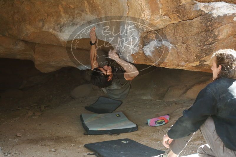 Bouldering in Hueco Tanks on 01/19/2020 with Blue Lizard Climbing and Yoga

Filename: SRM_20200119_1251240.jpg
Aperture: f/3.5
Shutter Speed: 1/250
Body: Canon EOS-1D Mark II
Lens: Canon EF 50mm f/1.8 II