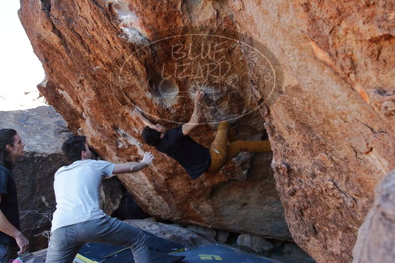 Bouldering in Hueco Tanks on 01/19/2020 with Blue Lizard Climbing and Yoga

Filename: SRM_20200119_1335330.jpg
Aperture: f/6.3
Shutter Speed: 1/320
Body: Canon EOS-1D Mark II
Lens: Canon EF 16-35mm f/2.8 L