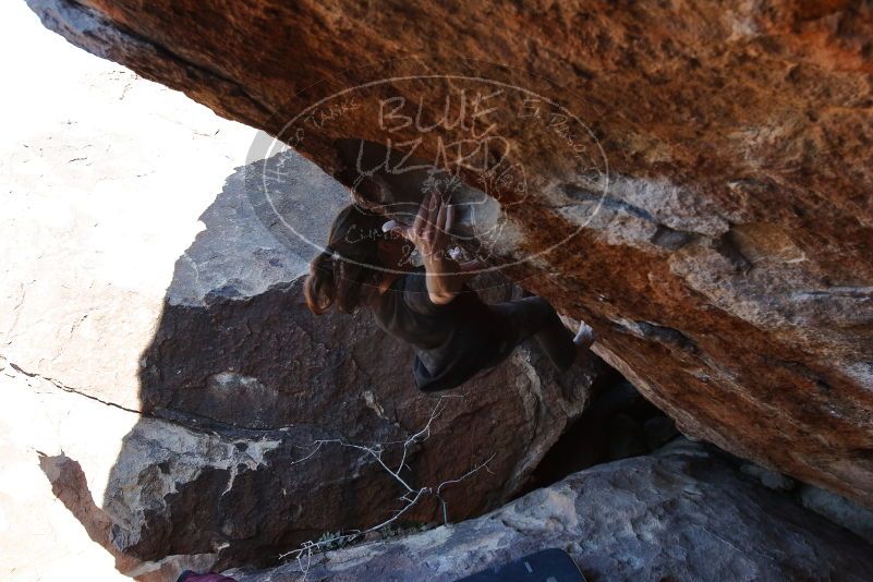 Bouldering in Hueco Tanks on 01/19/2020 with Blue Lizard Climbing and Yoga

Filename: SRM_20200119_1337560.jpg
Aperture: f/6.3
Shutter Speed: 1/320
Body: Canon EOS-1D Mark II
Lens: Canon EF 16-35mm f/2.8 L