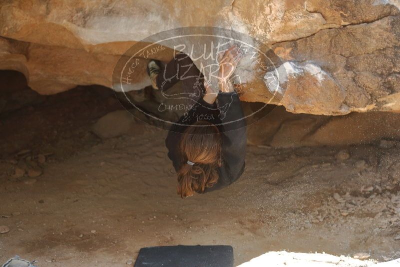 Bouldering in Hueco Tanks on 01/19/2020 with Blue Lizard Climbing and Yoga

Filename: SRM_20200119_1435510.jpg
Aperture: f/3.2
Shutter Speed: 1/320
Body: Canon EOS-1D Mark II
Lens: Canon EF 50mm f/1.8 II
