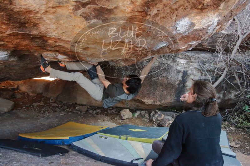 Bouldering in Hueco Tanks on 01/19/2020 with Blue Lizard Climbing and Yoga

Filename: SRM_20200119_1502160.jpg
Aperture: f/5.0
Shutter Speed: 1/320
Body: Canon EOS-1D Mark II
Lens: Canon EF 16-35mm f/2.8 L