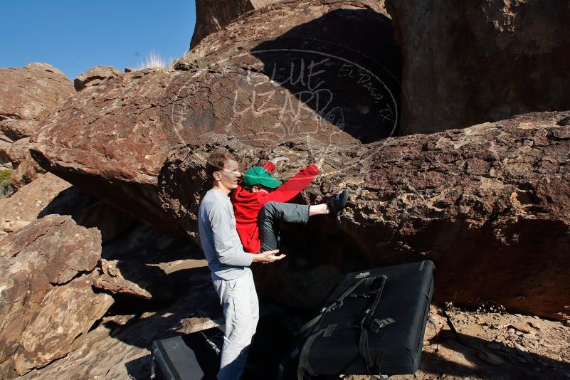 Bouldering in Hueco Tanks on 01/19/2020 with Blue Lizard Climbing and Yoga

Filename: SRM_20200119_1513560.jpg
Aperture: f/8.0
Shutter Speed: 1/500
Body: Canon EOS-1D Mark II
Lens: Canon EF 16-35mm f/2.8 L