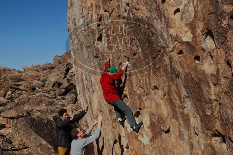 Bouldering in Hueco Tanks on 01/19/2020 with Blue Lizard Climbing and Yoga

Filename: SRM_20200119_1522370.jpg
Aperture: f/6.3
Shutter Speed: 1/500
Body: Canon EOS-1D Mark II
Lens: Canon EF 16-35mm f/2.8 L