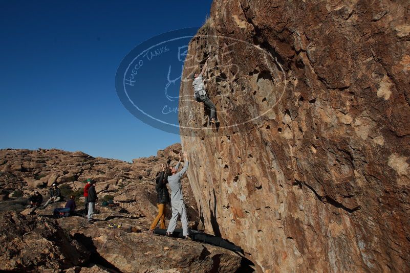 Bouldering in Hueco Tanks on 01/19/2020 with Blue Lizard Climbing and Yoga

Filename: SRM_20200119_1523290.jpg
Aperture: f/6.3
Shutter Speed: 1/500
Body: Canon EOS-1D Mark II
Lens: Canon EF 16-35mm f/2.8 L