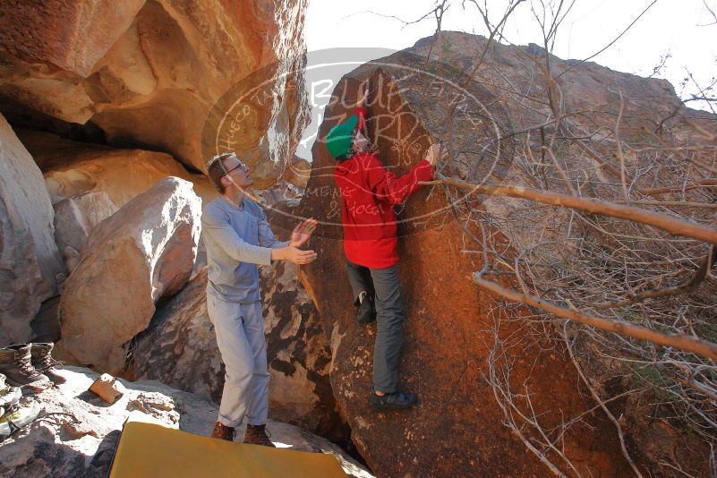 Bouldering in Hueco Tanks on 01/19/2020 with Blue Lizard Climbing and Yoga

Filename: SRM_20200119_1613060.jpg
Aperture: f/7.1
Shutter Speed: 1/320
Body: Canon EOS-1D Mark II
Lens: Canon EF 16-35mm f/2.8 L