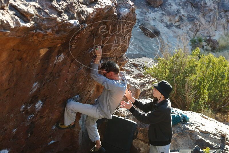 Bouldering in Hueco Tanks on 01/19/2020 with Blue Lizard Climbing and Yoga

Filename: SRM_20200119_1721290.jpg
Aperture: f/5.0
Shutter Speed: 1/320
Body: Canon EOS-1D Mark II
Lens: Canon EF 50mm f/1.8 II