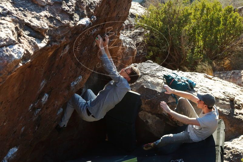 Bouldering in Hueco Tanks on 01/19/2020 with Blue Lizard Climbing and Yoga

Filename: SRM_20200119_1727590.jpg
Aperture: f/5.6
Shutter Speed: 1/320
Body: Canon EOS-1D Mark II
Lens: Canon EF 50mm f/1.8 II