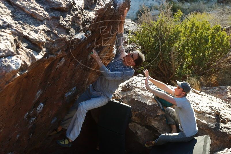 Bouldering in Hueco Tanks on 01/19/2020 with Blue Lizard Climbing and Yoga

Filename: SRM_20200119_1728040.jpg
Aperture: f/5.6
Shutter Speed: 1/320
Body: Canon EOS-1D Mark II
Lens: Canon EF 50mm f/1.8 II