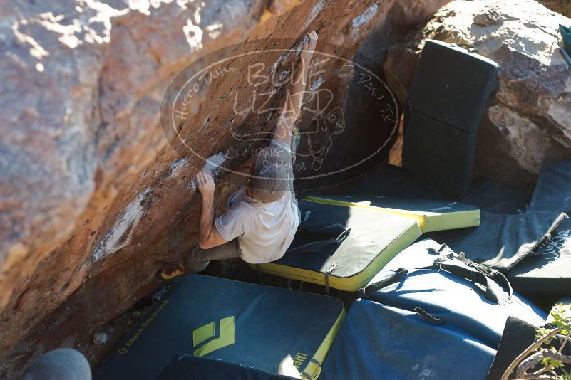 Bouldering in Hueco Tanks on 01/19/2020 with Blue Lizard Climbing and Yoga

Filename: SRM_20200119_1728460.jpg
Aperture: f/3.5
Shutter Speed: 1/320
Body: Canon EOS-1D Mark II
Lens: Canon EF 50mm f/1.8 II