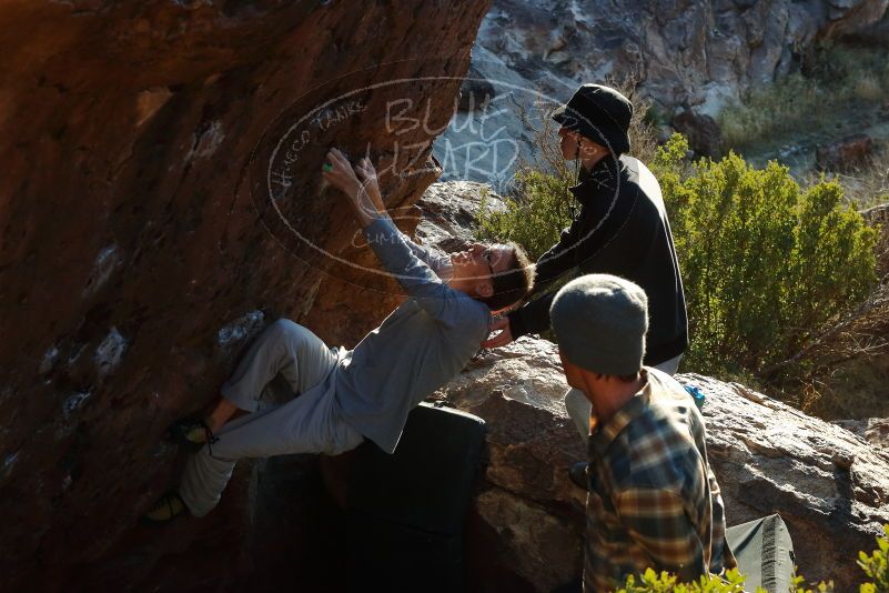 Bouldering in Hueco Tanks on 01/19/2020 with Blue Lizard Climbing and Yoga

Filename: SRM_20200119_1732270.jpg
Aperture: f/6.3
Shutter Speed: 1/320
Body: Canon EOS-1D Mark II
Lens: Canon EF 50mm f/1.8 II