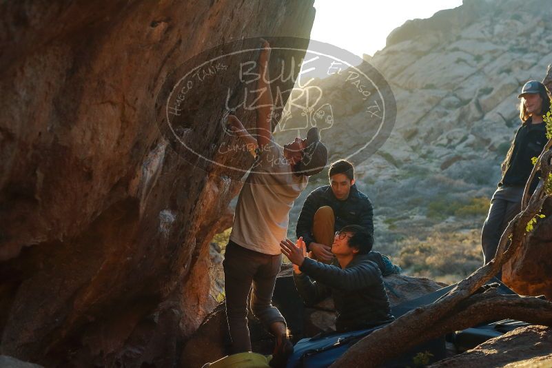 Bouldering in Hueco Tanks on 01/19/2020 with Blue Lizard Climbing and Yoga

Filename: SRM_20200119_1808161.jpg
Aperture: f/5.0
Shutter Speed: 1/320
Body: Canon EOS-1D Mark II
Lens: Canon EF 50mm f/1.8 II