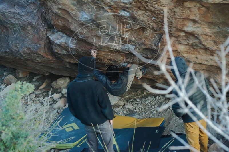 Bouldering in Hueco Tanks on 01/19/2020 with Blue Lizard Climbing and Yoga

Filename: SRM_20200119_1825500.jpg
Aperture: f/2.8
Shutter Speed: 1/250
Body: Canon EOS-1D Mark II
Lens: Canon EF 50mm f/1.8 II