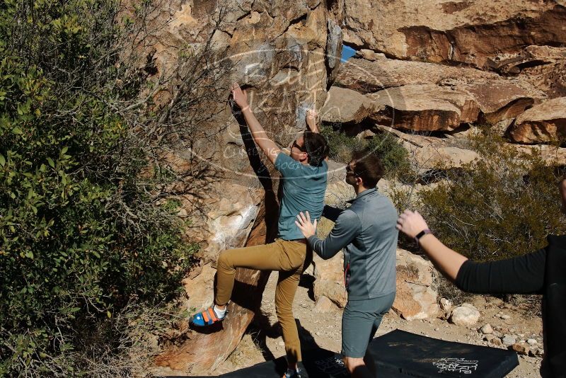 Bouldering in Hueco Tanks on 01/26/2020 with Blue Lizard Climbing and Yoga

Filename: SRM_20200126_1056400.jpg
Aperture: f/9.0
Shutter Speed: 1/400
Body: Canon EOS-1D Mark II
Lens: Canon EF 16-35mm f/2.8 L