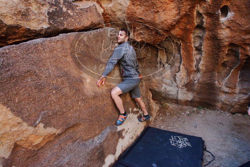Bouldering in Hueco Tanks on 01/26/2020 with Blue Lizard Climbing and Yoga

Filename: SRM_20200126_1114490.jpg
Aperture: f/5.0
Shutter Speed: 1/200
Body: Canon EOS-1D Mark II
Lens: Canon EF 16-35mm f/2.8 L