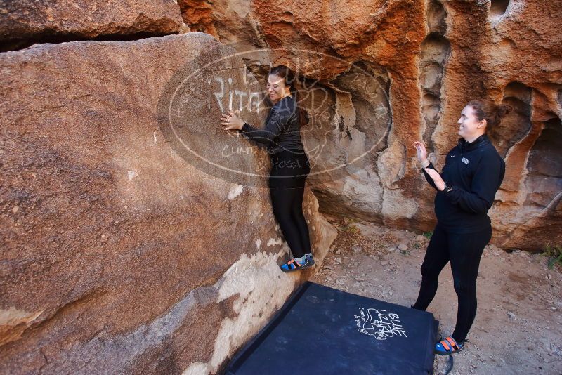 Bouldering in Hueco Tanks on 01/26/2020 with Blue Lizard Climbing and Yoga

Filename: SRM_20200126_1116170.jpg
Aperture: f/4.5
Shutter Speed: 1/200
Body: Canon EOS-1D Mark II
Lens: Canon EF 16-35mm f/2.8 L