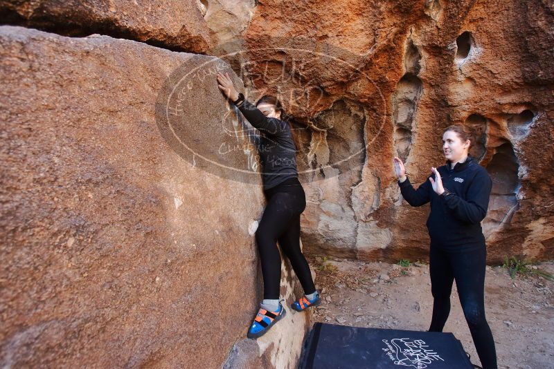 Bouldering in Hueco Tanks on 01/26/2020 with Blue Lizard Climbing and Yoga

Filename: SRM_20200126_1116490.jpg
Aperture: f/4.5
Shutter Speed: 1/200
Body: Canon EOS-1D Mark II
Lens: Canon EF 16-35mm f/2.8 L
