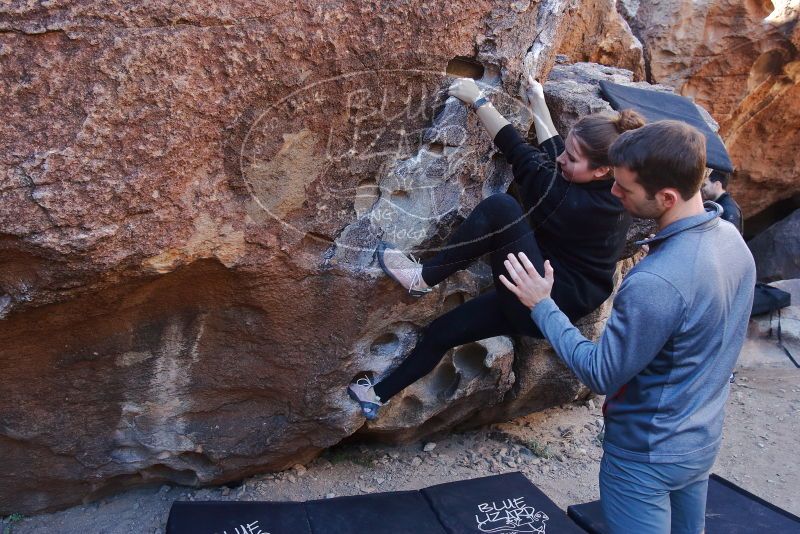 Bouldering in Hueco Tanks on 01/26/2020 with Blue Lizard Climbing and Yoga

Filename: SRM_20200126_1117560.jpg
Aperture: f/5.0
Shutter Speed: 1/200
Body: Canon EOS-1D Mark II
Lens: Canon EF 16-35mm f/2.8 L
