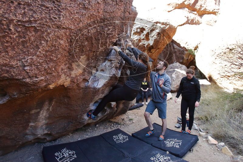Bouldering in Hueco Tanks on 01/26/2020 with Blue Lizard Climbing and Yoga

Filename: SRM_20200126_1127390.jpg
Aperture: f/6.3
Shutter Speed: 1/200
Body: Canon EOS-1D Mark II
Lens: Canon EF 16-35mm f/2.8 L