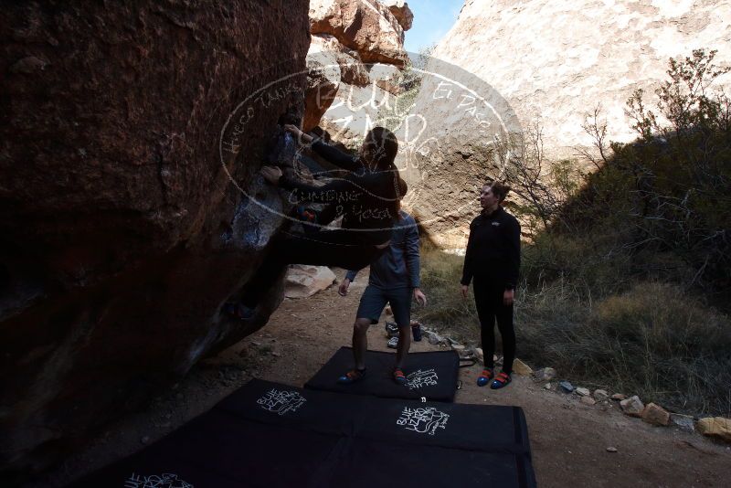 Bouldering in Hueco Tanks on 01/26/2020 with Blue Lizard Climbing and Yoga

Filename: SRM_20200126_1128270.jpg
Aperture: f/13.0
Shutter Speed: 1/200
Body: Canon EOS-1D Mark II
Lens: Canon EF 16-35mm f/2.8 L