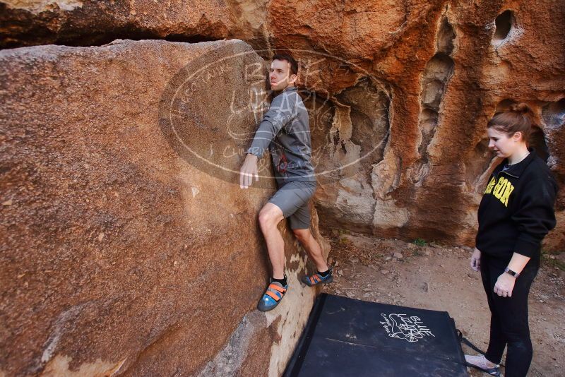 Bouldering in Hueco Tanks on 01/26/2020 with Blue Lizard Climbing and Yoga

Filename: SRM_20200126_1131320.jpg
Aperture: f/5.0
Shutter Speed: 1/250
Body: Canon EOS-1D Mark II
Lens: Canon EF 16-35mm f/2.8 L