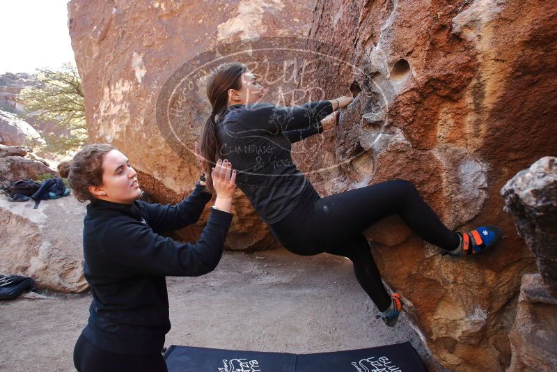 Bouldering in Hueco Tanks on 01/26/2020 with Blue Lizard Climbing and Yoga

Filename: SRM_20200126_1133360.jpg
Aperture: f/5.6
Shutter Speed: 1/250
Body: Canon EOS-1D Mark II
Lens: Canon EF 16-35mm f/2.8 L