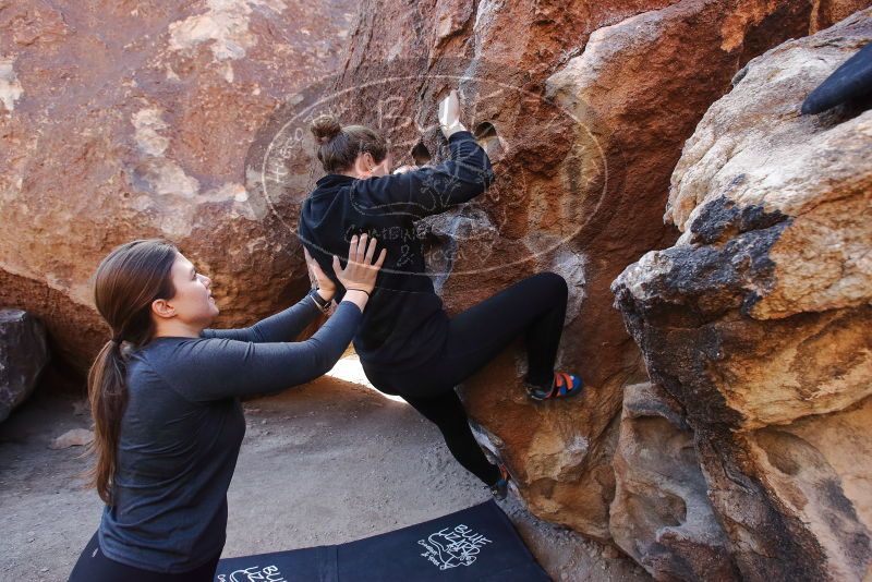 Bouldering in Hueco Tanks on 01/26/2020 with Blue Lizard Climbing and Yoga

Filename: SRM_20200126_1135450.jpg
Aperture: f/5.0
Shutter Speed: 1/250
Body: Canon EOS-1D Mark II
Lens: Canon EF 16-35mm f/2.8 L