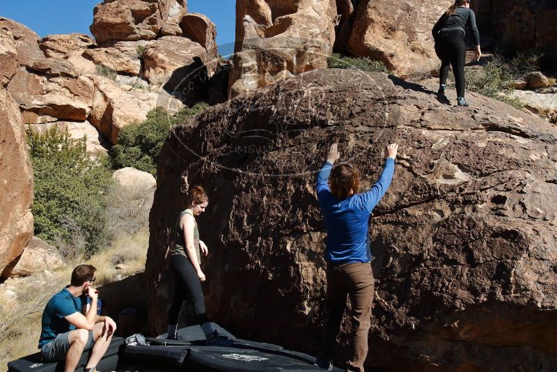 Bouldering in Hueco Tanks on 01/26/2020 with Blue Lizard Climbing and Yoga

Filename: SRM_20200126_1418470.jpg
Aperture: f/7.1
Shutter Speed: 1/400
Body: Canon EOS-1D Mark II
Lens: Canon EF 16-35mm f/2.8 L