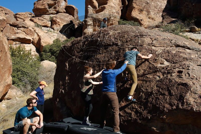 Bouldering in Hueco Tanks on 01/26/2020 with Blue Lizard Climbing and Yoga

Filename: SRM_20200126_1420500.jpg
Aperture: f/8.0
Shutter Speed: 1/400
Body: Canon EOS-1D Mark II
Lens: Canon EF 16-35mm f/2.8 L