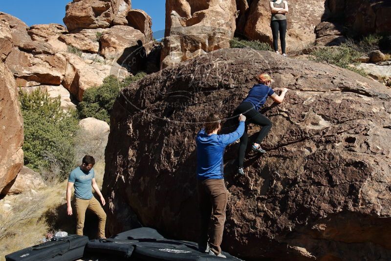 Bouldering in Hueco Tanks on 01/26/2020 with Blue Lizard Climbing and Yoga

Filename: SRM_20200126_1427080.jpg
Aperture: f/8.0
Shutter Speed: 1/400
Body: Canon EOS-1D Mark II
Lens: Canon EF 16-35mm f/2.8 L