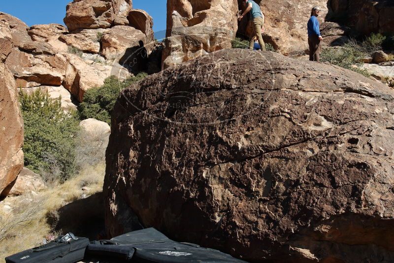 Bouldering in Hueco Tanks on 01/26/2020 with Blue Lizard Climbing and Yoga

Filename: SRM_20200126_1429590.jpg
Aperture: f/7.1
Shutter Speed: 1/400
Body: Canon EOS-1D Mark II
Lens: Canon EF 16-35mm f/2.8 L