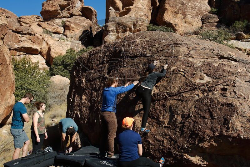 Bouldering in Hueco Tanks on 01/26/2020 with Blue Lizard Climbing and Yoga

Filename: SRM_20200126_1444440.jpg
Aperture: f/9.0
Shutter Speed: 1/400
Body: Canon EOS-1D Mark II
Lens: Canon EF 16-35mm f/2.8 L