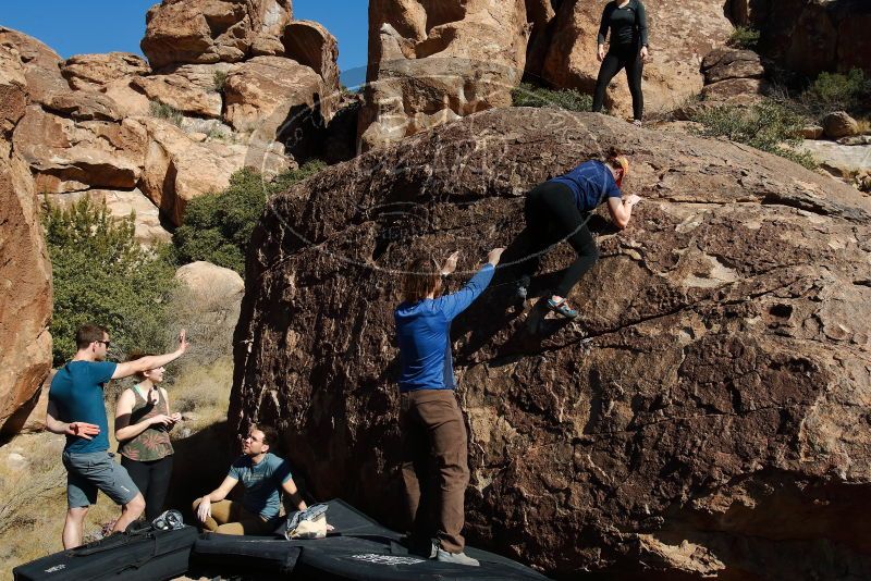 Bouldering in Hueco Tanks on 01/26/2020 with Blue Lizard Climbing and Yoga

Filename: SRM_20200126_1447310.jpg
Aperture: f/9.0
Shutter Speed: 1/400
Body: Canon EOS-1D Mark II
Lens: Canon EF 16-35mm f/2.8 L