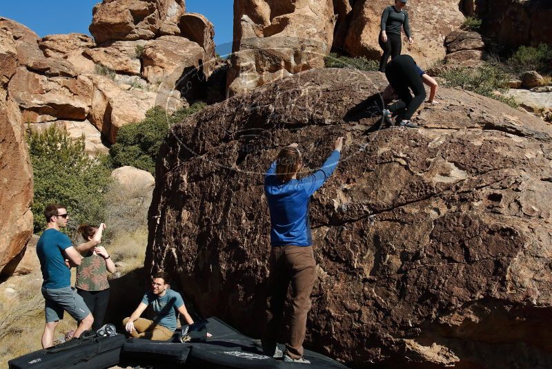 Bouldering in Hueco Tanks on 01/26/2020 with Blue Lizard Climbing and Yoga

Filename: SRM_20200126_1447590.jpg
Aperture: f/8.0
Shutter Speed: 1/400
Body: Canon EOS-1D Mark II
Lens: Canon EF 16-35mm f/2.8 L