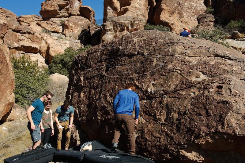 Bouldering in Hueco Tanks on 01/26/2020 with Blue Lizard Climbing and Yoga

Filename: SRM_20200126_1448250.jpg
Aperture: f/9.0
Shutter Speed: 1/400
Body: Canon EOS-1D Mark II
Lens: Canon EF 16-35mm f/2.8 L