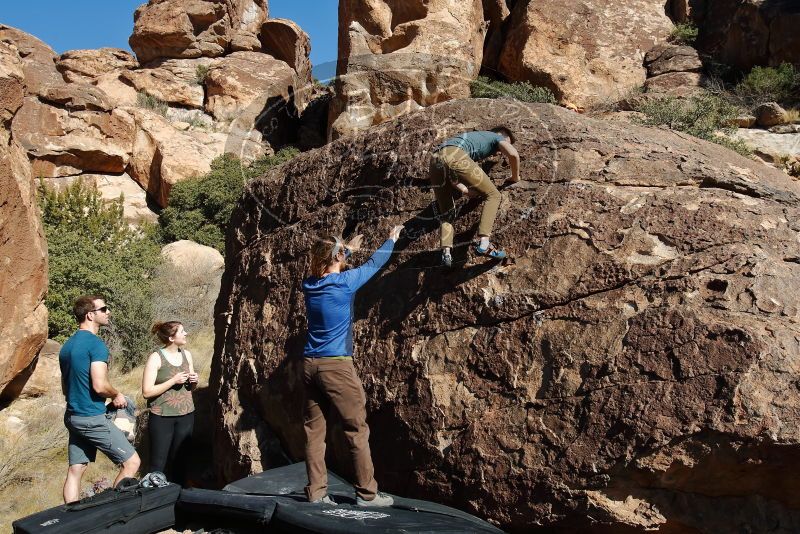 Bouldering in Hueco Tanks on 01/26/2020 with Blue Lizard Climbing and Yoga

Filename: SRM_20200126_1449070.jpg
Aperture: f/8.0
Shutter Speed: 1/400
Body: Canon EOS-1D Mark II
Lens: Canon EF 16-35mm f/2.8 L