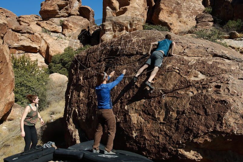Bouldering in Hueco Tanks on 01/26/2020 with Blue Lizard Climbing and Yoga

Filename: SRM_20200126_1450530.jpg
Aperture: f/9.0
Shutter Speed: 1/400
Body: Canon EOS-1D Mark II
Lens: Canon EF 16-35mm f/2.8 L