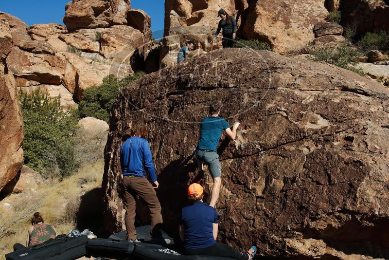 Bouldering in Hueco Tanks on 01/26/2020 with Blue Lizard Climbing and Yoga

Filename: SRM_20200126_1513010.jpg
Aperture: f/9.0
Shutter Speed: 1/400
Body: Canon EOS-1D Mark II
Lens: Canon EF 16-35mm f/2.8 L