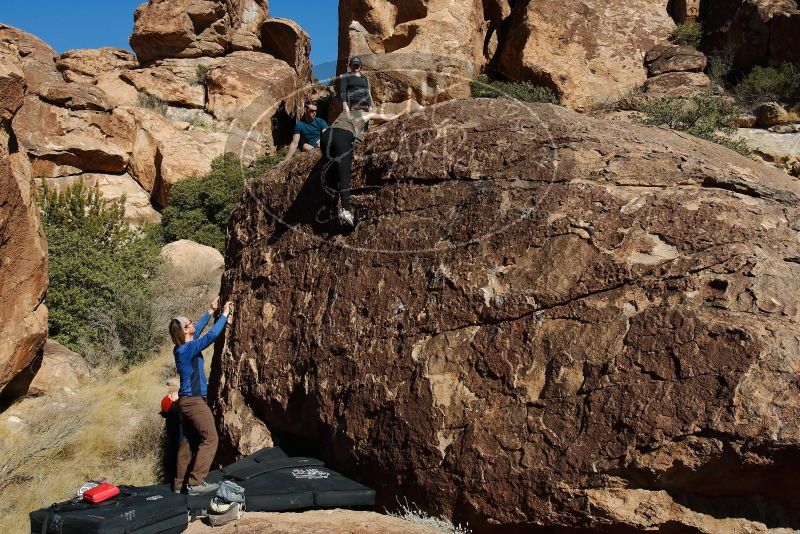 Bouldering in Hueco Tanks on 01/26/2020 with Blue Lizard Climbing and Yoga

Filename: SRM_20200126_1519270.jpg
Aperture: f/9.0
Shutter Speed: 1/400
Body: Canon EOS-1D Mark II
Lens: Canon EF 16-35mm f/2.8 L