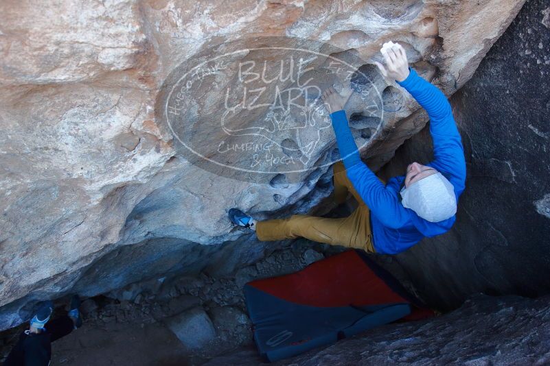 Bouldering in Hueco Tanks on 01/27/2020 with Blue Lizard Climbing and Yoga

Filename: SRM_20200127_1048300.jpg
Aperture: f/4.5
Shutter Speed: 1/250
Body: Canon EOS-1D Mark II
Lens: Canon EF 16-35mm f/2.8 L