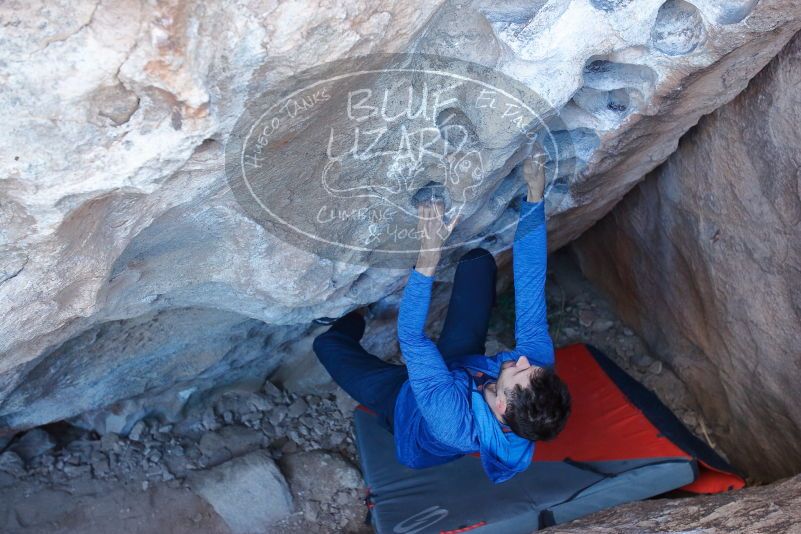 Bouldering in Hueco Tanks on 01/27/2020 with Blue Lizard Climbing and Yoga

Filename: SRM_20200127_1050440.jpg
Aperture: f/3.2
Shutter Speed: 1/250
Body: Canon EOS-1D Mark II
Lens: Canon EF 16-35mm f/2.8 L