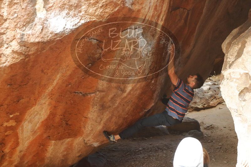 Bouldering in Hueco Tanks on 01/27/2020 with Blue Lizard Climbing and Yoga

Filename: SRM_20200127_1129560.jpg
Aperture: f/5.0
Shutter Speed: 1/250
Body: Canon EOS-1D Mark II
Lens: Canon EF 50mm f/1.8 II