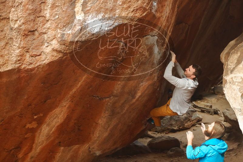 Bouldering in Hueco Tanks on 01/27/2020 with Blue Lizard Climbing and Yoga

Filename: SRM_20200127_1135290.jpg
Aperture: f/4.0
Shutter Speed: 1/320
Body: Canon EOS-1D Mark II
Lens: Canon EF 50mm f/1.8 II