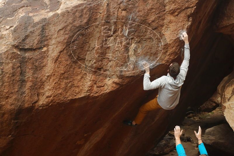 Bouldering in Hueco Tanks on 01/27/2020 with Blue Lizard Climbing and Yoga

Filename: SRM_20200127_1135540.jpg
Aperture: f/6.3
Shutter Speed: 1/320
Body: Canon EOS-1D Mark II
Lens: Canon EF 50mm f/1.8 II