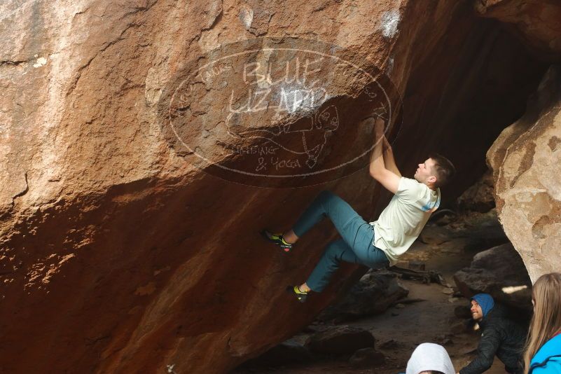 Bouldering in Hueco Tanks on 01/27/2020 with Blue Lizard Climbing and Yoga

Filename: SRM_20200127_1144350.jpg
Aperture: f/5.0
Shutter Speed: 1/320
Body: Canon EOS-1D Mark II
Lens: Canon EF 50mm f/1.8 II