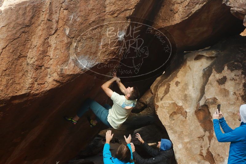 Bouldering in Hueco Tanks on 01/27/2020 with Blue Lizard Climbing and Yoga

Filename: SRM_20200127_1144480.jpg
Aperture: f/5.6
Shutter Speed: 1/320
Body: Canon EOS-1D Mark II
Lens: Canon EF 50mm f/1.8 II