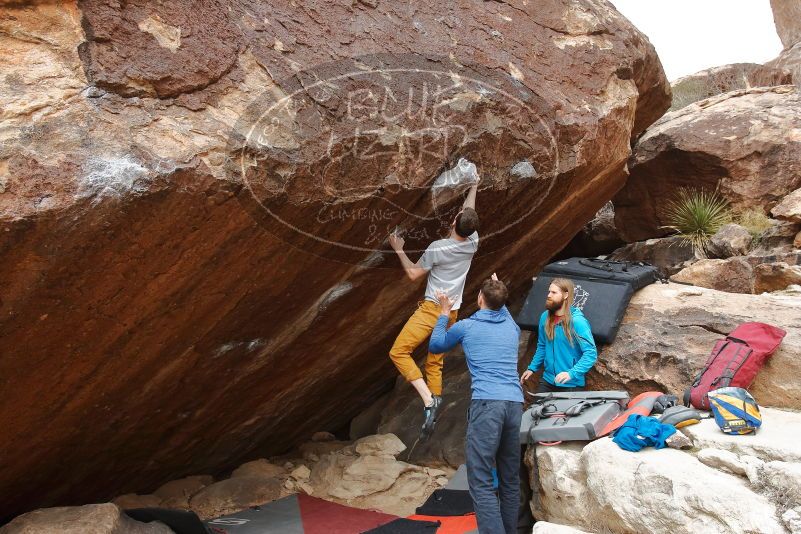 Bouldering in Hueco Tanks on 01/27/2020 with Blue Lizard Climbing and Yoga

Filename: SRM_20200127_1238261.jpg
Aperture: f/6.3
Shutter Speed: 1/250
Body: Canon EOS-1D Mark II
Lens: Canon EF 16-35mm f/2.8 L