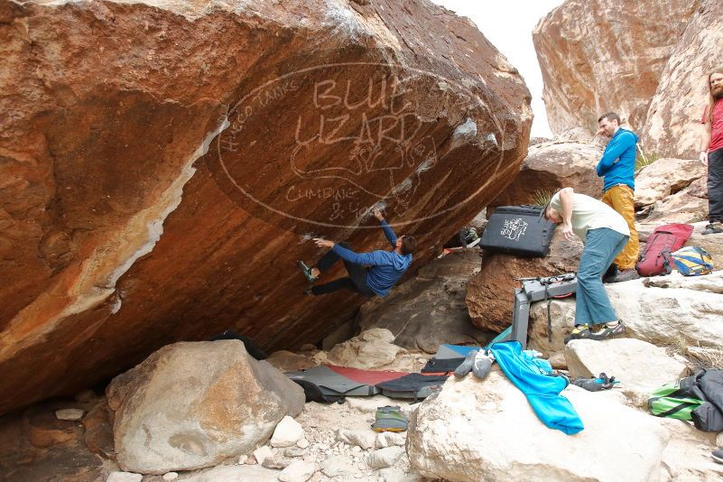 Bouldering in Hueco Tanks on 01/27/2020 with Blue Lizard Climbing and Yoga

Filename: SRM_20200127_1246230.jpg
Aperture: f/5.0
Shutter Speed: 1/250
Body: Canon EOS-1D Mark II
Lens: Canon EF 16-35mm f/2.8 L